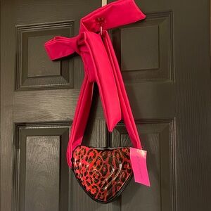 Betsey Johnson Black and Red Heart ❤️ Bag